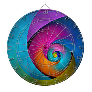 Diana Patrón azul rosado del arte del resumen floral mod