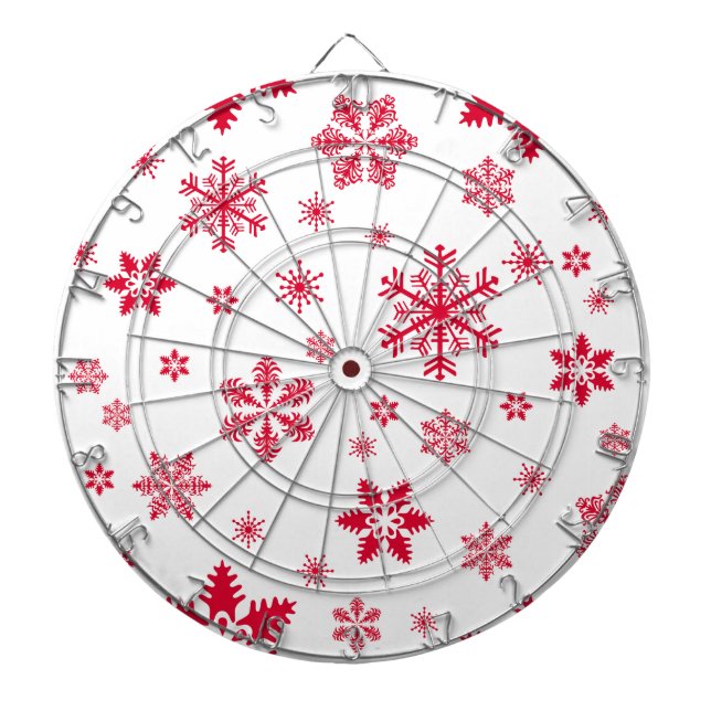 Diana Patrón de copos de nieve, copos de nieve rojos, ni (Frente)