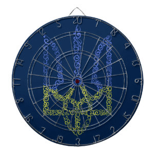 Diana Patrón de espiral de tridente de trízub del escudo