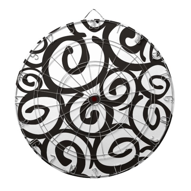 Diana Patrón de espirales negro y blanco + tus ideas (Frente)