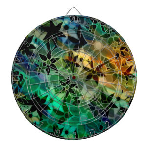 Diana Patrón de flor de arte abstracto