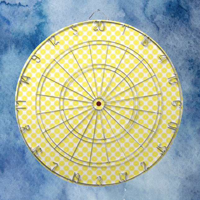 Diana Patrón de Fruta de Limón (A dart board with a pattern of lemons.)