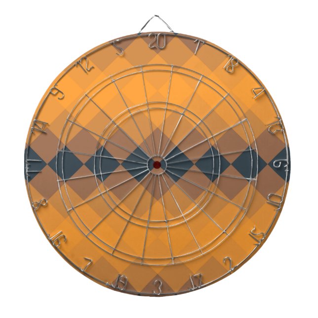 Diana Patrón de moda amarillo, geométrico, vivo, abstrac (Frente)