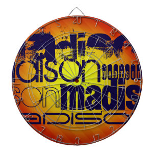 Diana Patrón de nombre personalizado; fondo de Naranja a