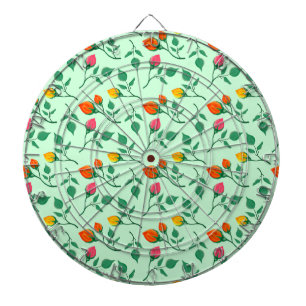 Diana Patrón floral con flores subió de color