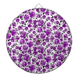 Diana Patrones de rosas violetas blancas lindas