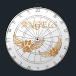 Diana Paws de Mascota Angel con problemas<br><div class="desc">Las patas de un perro y un gato con alas como ángeles. El diseño tiene un efecto angustiado aplicado a la imagen. Idea de regalo para las personas que aman a sus mascotas.</div>