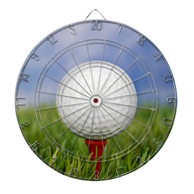 Diana Pelota De Golf En Tee Rojo (Frente)