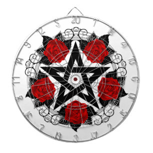 Diana Pentagram con rosas rojas