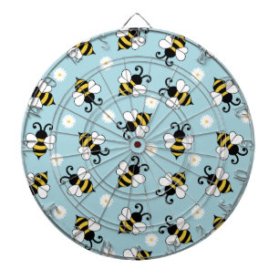 Diana Pequeñas abejas y flores de margarita