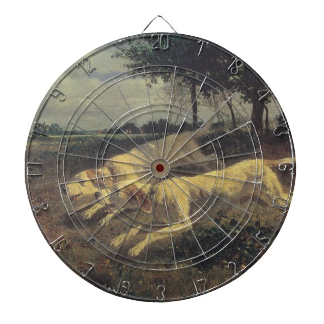 Diana Perros en ejecución (Beagles) (por Constant Troyon (Frente)