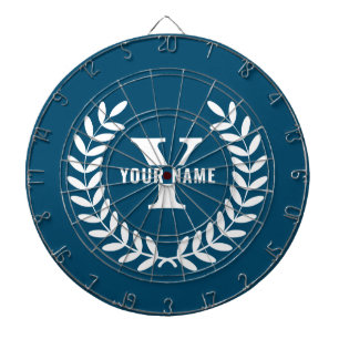 Diana Personalizado Blue Dartboard Personalize Inicial/N