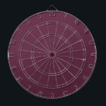 Diana Personalizado Burgundy Dartboard<br><div class="desc">Eleva tu juego de dardos con este tablero de Borgoña Personalizado. Diseñado para el estilo y la precisión, este tablero cuenta con un rico fondo burdeos que añade elegancia a cualquier sala de juegos o oficina. Los materiales de alta calidad garantizan durabilidad y rendimiento consistente, lo que lo hace perfecto...</div>