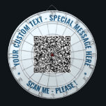 Diana Personalizado Código QR Dart Junta Personalizado T<br><div class="desc">Elija Colores y fuentes - Diseñe sus propios paneles personalizados con su información de análisis de código QR y diseño profesional de texto Personalizado Dart Boards Gift - Agregar su código QR - Imagen - Foto o logotipo / Texto - Nombre u otra información / más - Cambiar tamaño y...</div>