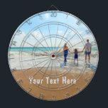 Diana Personalizado de su placa fotográfica con texto<br><div class="desc">Tablero personalizado de foto y texto - Único su propio diseño - Familia personalizada / Amigos o Dartboards personales regalo - Añadir su texto y foto - Redimensionar y mover elementos con la herramienta de personalización ! Elija fuente / tamaño / color! Buena suerte - Estar contentos :)</div>