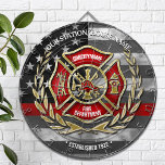 Diana Personalizado familiar de bomberos de la línea roj<br><div class="desc">Perfecto para la familia de bomberos, o para la casa de la estación! Diseño fantástico con el nombre de la familia del bombero (o nombre del departamento de bomberos), la bandera del bombero de la delgada línea roja y el símbolo de la cruz maltesa. Hace el regalo perfecto para una...</div>