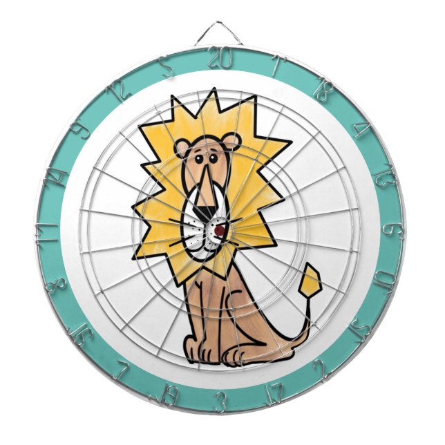 Diana personalizado lindo león niños retro safari jungla (Frente)