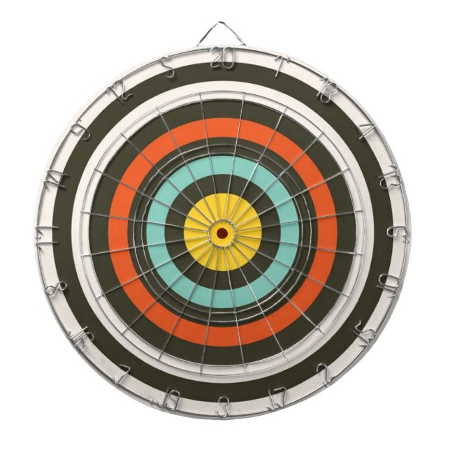 Diana Personalizado Rustic Dartboard (Frente)