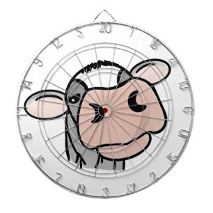 Diana personalizado vaca lechera blanco negro rosa besar