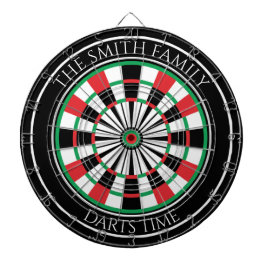 Diana Personalized Family Dartboard with Custom Name 