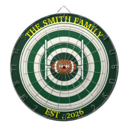 Diana Personalized Rugby Field Dartboard Wall Art Decor