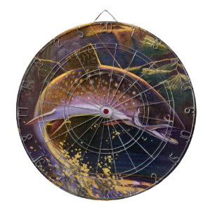 Diana Pescador de trucha de rollo vintage, pesca deporti