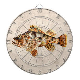 Diana Pescados de escorpión del vintage - impresión