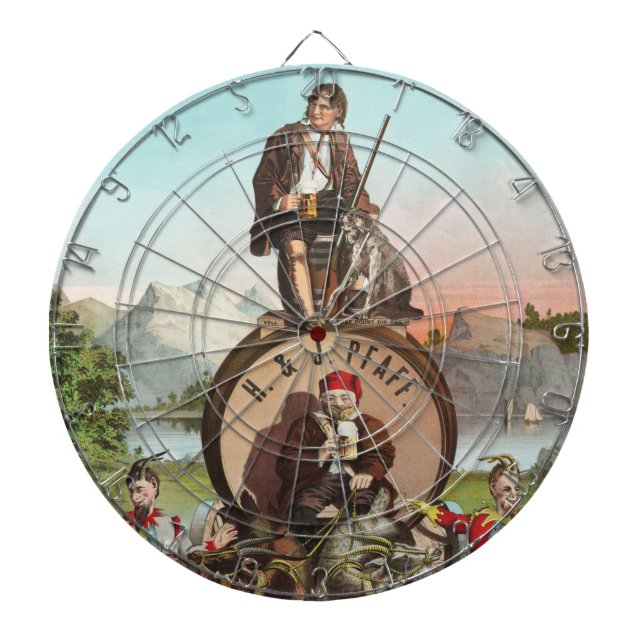 Diana Pfaff Bock Beer Dartboard (Frente)