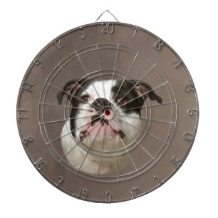 Diana Pintura de arte de color de agua de bulldog