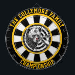 Diana Pintura de oso grizzly<br><div class="desc">Poderoso diseño circular con un oso pardo en el bosque bajo un objetivo preciso.</div>