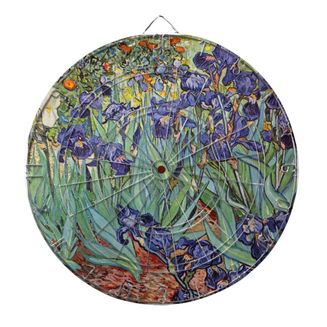 Diana Pintura impresionista de Van Gogh Irises (Frente)