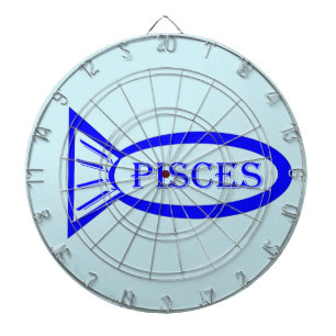 Diana Piscis Star Sign Fish Dart Board