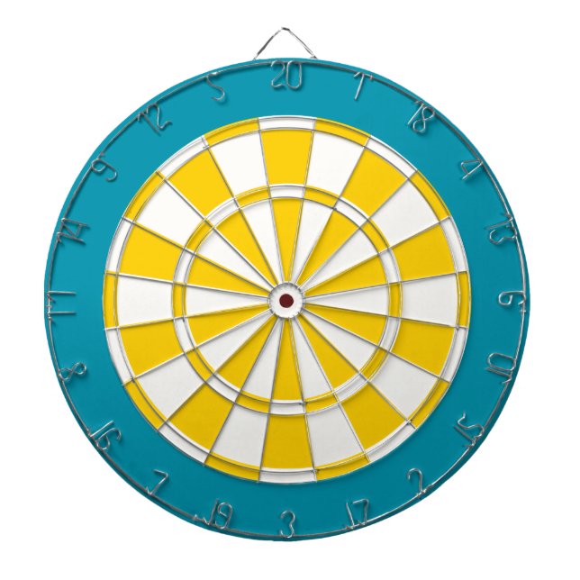 Diana Placa Dart: Blanco, Amarillo Dorado Y Verde azulad (Frente)