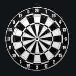 Diana Placa Dart de color negro y blanco<br><div class="desc">Placa Dart bicolor blanca y negra.</div>