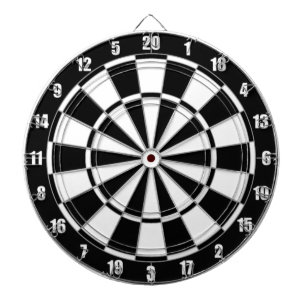 Diana Placa Dart de color negro y blanco