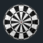Diana Placa Dart de color negro y blanco<br><div class="desc">Placa Dart bicolor blanca y negra.</div>