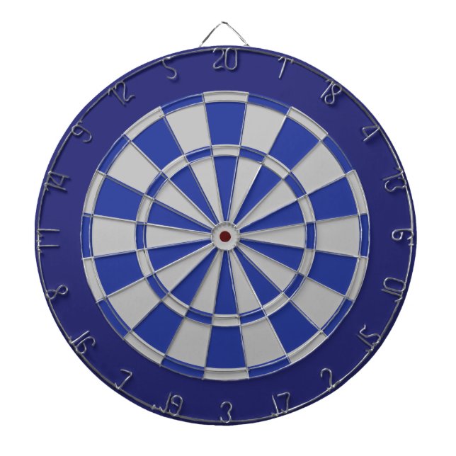 Diana Placa Dart: Gris plateado, Azul Y Marina (Frente)