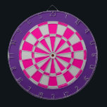 Diana Placa Dart: Gris plateado, Rosa Y Púrpura<br><div class="desc">Juego De Tablero De Gris,  Rosa Y Color Púrpura Plateado,  Incluyendo 6 Dardos De Ladrón</div>