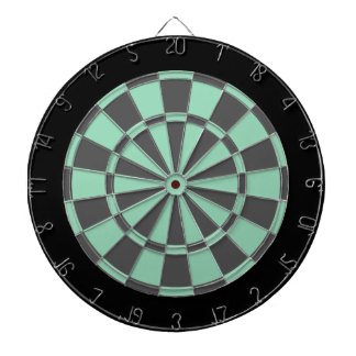 Diana Placa Dart: Mint Green, Gris De Carbón Y Negro