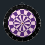 Diana Placa Dart: rosa claro, morado y negro<br><div class="desc">Juego de tablero de color rosa claro, púrpura y negro que incluye 6 dardos de latón</div>