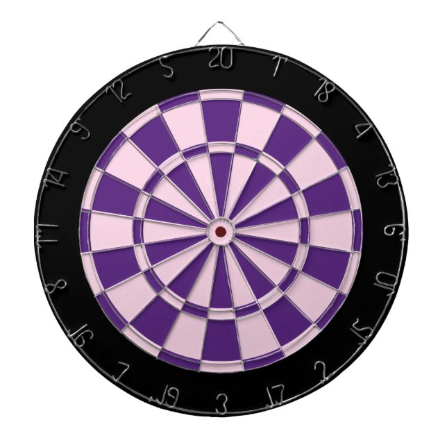 Diana Placa Dart: rosa claro, morado y negro (Frente)