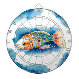 Diana Placa Dart - Serie acuarela: Koi Fish