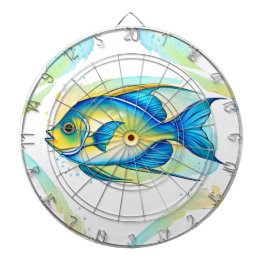 Diana Placa Dart - Serie Watercolor: Angelfish