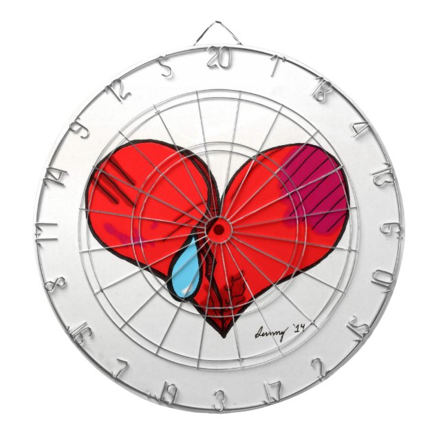 Diana Placa de corazón rota (Frente)