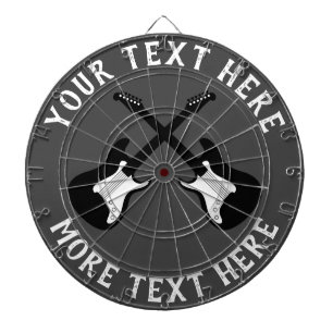 Diana Placa personalizada con diseño de guitarra eléct