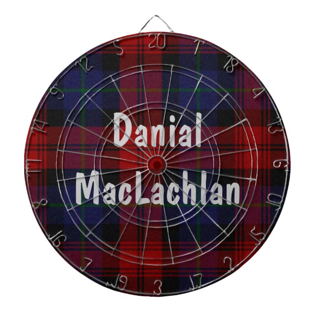 Diana Placa tradicional de MacLachlan Plaid Dart (Frente)