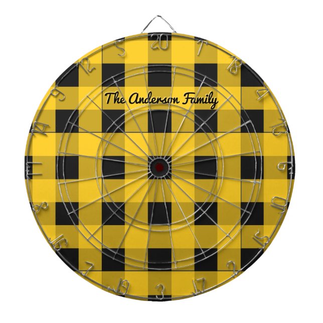 Diana Plaid Búfalo Amarillo Patrón de Cuadros Rústico Pe (Frente)