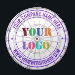 Diana Plantilla de la placa de dibujo y logotipo de la e<br><div class="desc">Colores y tipos de letra personalizados - Diseñar sus propios tableros con el logotipo personalizado simple de su empresa y el nombre de su sitio web o Personalizado Texto profesional Diseño profesional Promocional Business Dart Board / Regalo - Añadir su logotipo - Imagen o foto - Código QR / Nombre...</div>