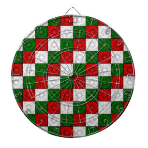 Diana Pleed Corners-Red-White-Green-DART BOARD