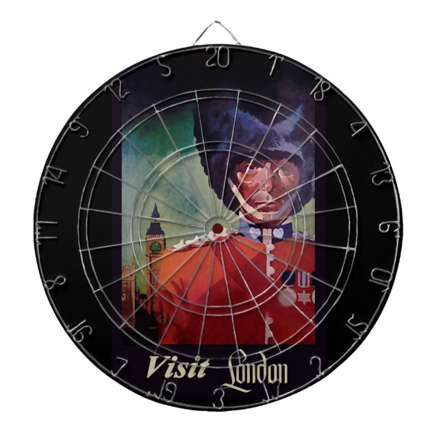 Diana Poster de Londres, Dart Board (Frente)